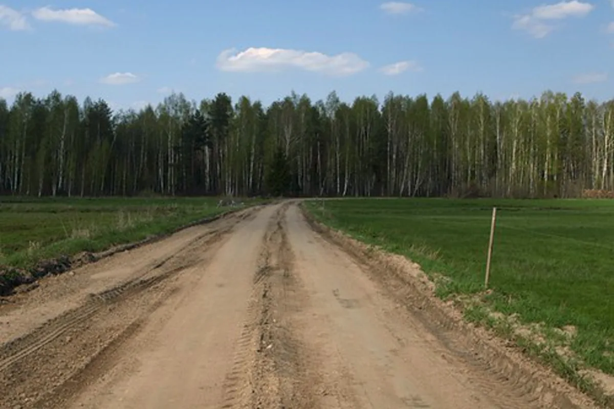 Wooded or rural property access representing land work near Middlebury, IN